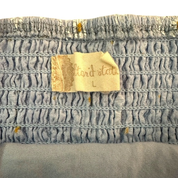 🔆 Altar'd State Blue Floral Mini Skirt / Crop Matching set - Large - Picture 5 of 5